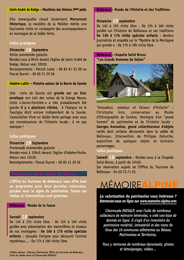 journées européennes du patrimoine