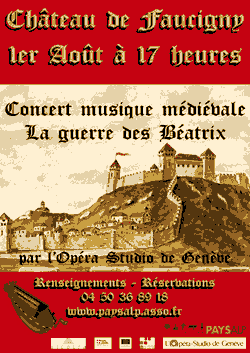 concert château de faucigny