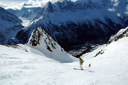 Piste Lachenal au  Brévent