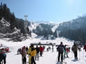 Flaine départ des pistes