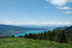 Alpages de Montmin et le lac d' Annecy