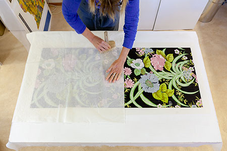 ® Yann Moreaux. Isabelle LAMBERT, restauration