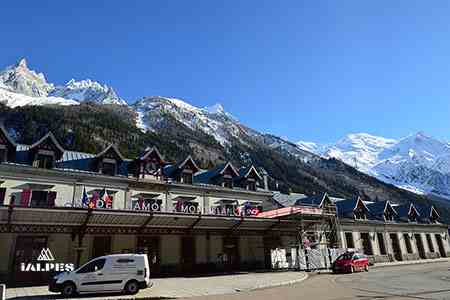 Chamonix vue sur le Mont-Blanc