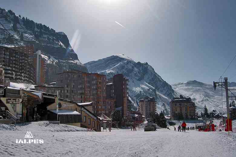 Avoriaz, retour cantre station