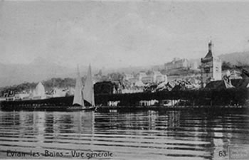 bateau à voile sur le Léman