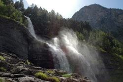 cascade du Rouget à Sixt fer à cheval