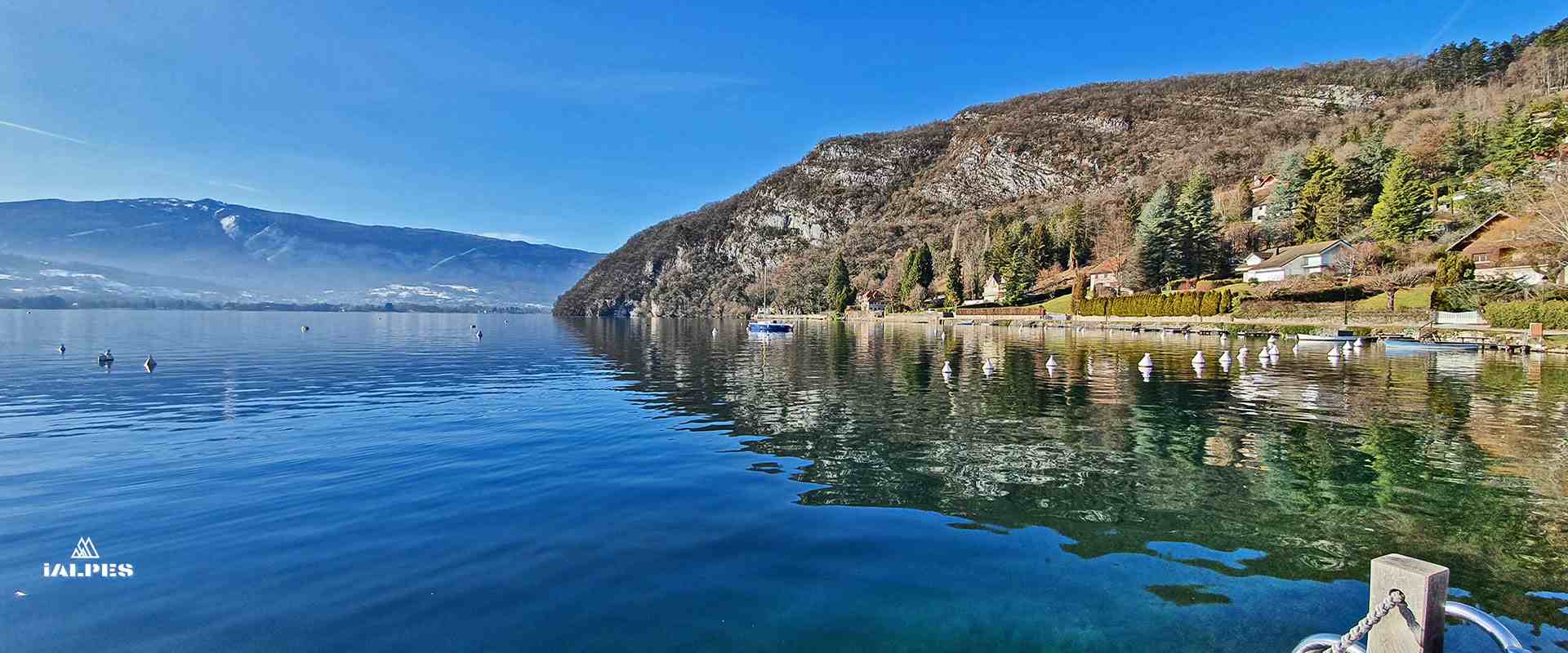 Talloires, port sur le lac d'Annecy, Haute-Savoie