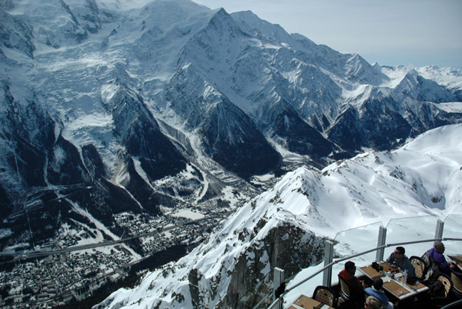 Chamonix et le Mont-Blanc du Brévent, Haute-Savoie