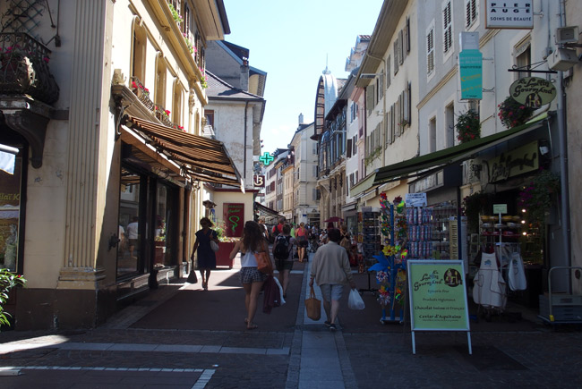 Rue commerçantes d'Evian, Haute-Savoie