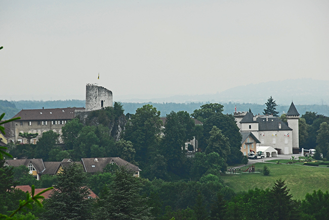 Châteaux des comtes de Genève et de l'Echelle, la Roche-sur-Foron, Haute-Savoie 