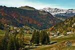 Paysage d'automne dans les Aravis, Haute-Savoie