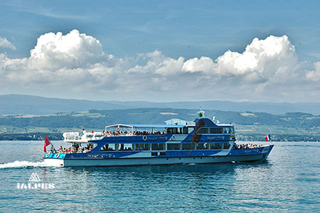Croisière bateau au lac Léman, Haute-Savoie