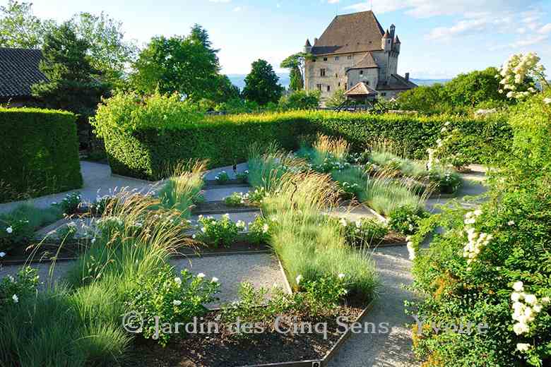 Jardin des Cinq Sens à Yvoire, Haute-Savoie