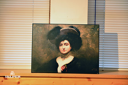 Portrait Mme Cognac-Jaÿ, La Jaÿsinai, Samoëns