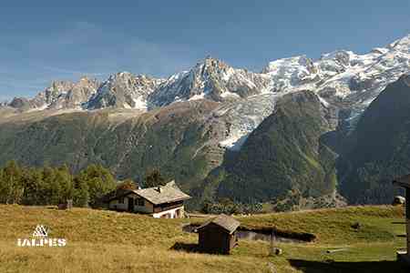 Parc de Merlet face au Mont-Blanc, Les Houches