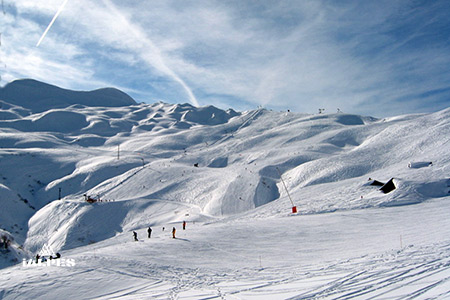 Les Contamines-Montjoue, piste de ski